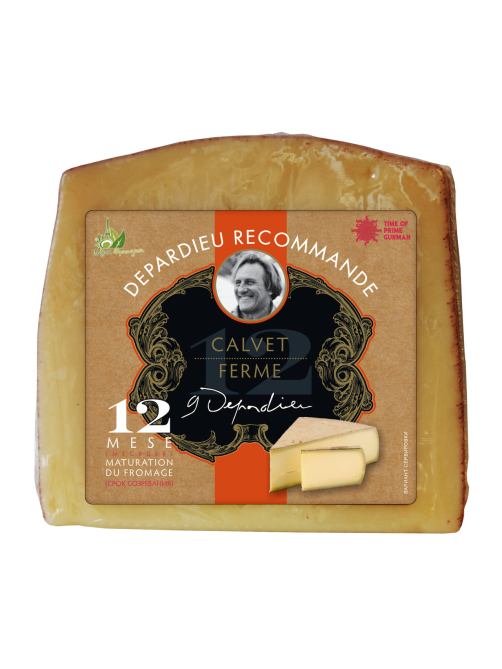 Сыр Depardieu Recommande Calvet Ferme твердый 50%, 250г