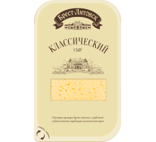 Сыр Брест-Литовск классический нарезка 45%, 130г