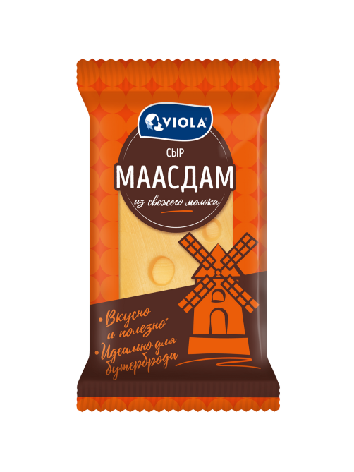 Сыр Маасдам Viola кусок 45%, 180г