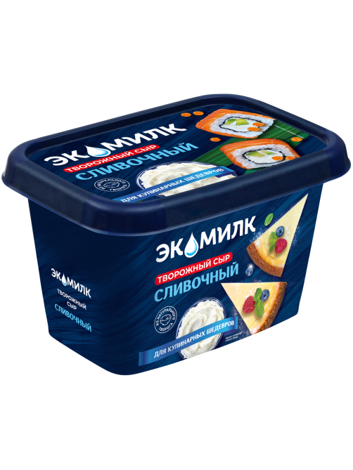 Сыр Экомилк творожный сливочный 60%, 350г