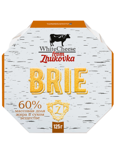 Сыр Whitecheese from Zhukovka Бри 60%, 125г