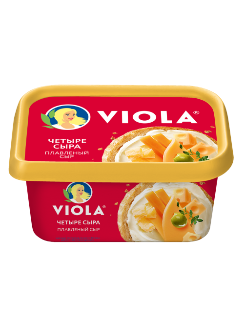 Сыр плавленый Viola четыре сыра 50%, 400г