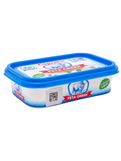 Сыр плавленый Сиртаки Feta Greek с овечьим сыром 45%, 200г