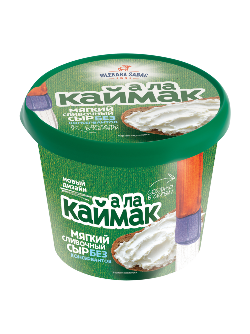 Сыр Mlekara Sabac мягкий а ла каймак 60%, 250г