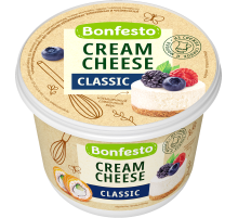 Сыр Bonfesto Cream Cheese Кремчиз мягкий 70%, 500г