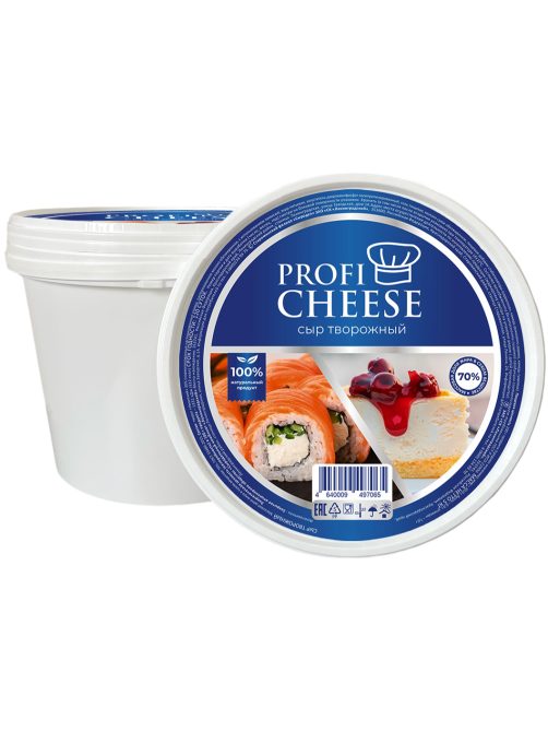Сыр творожный Profi Cheese 70%, 5.5кг