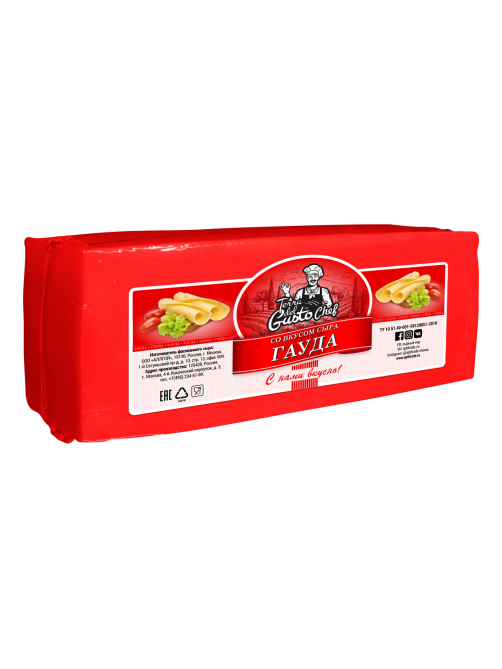 Продукт сыросодержащий Terra del Gusto гауда 40%, ~2.5кг