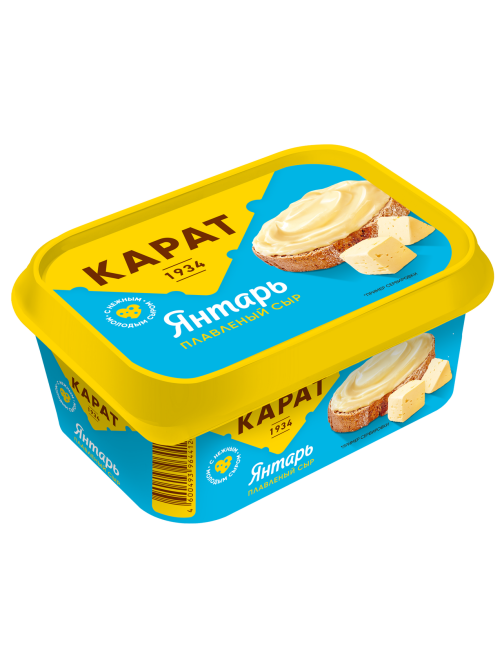 Сыр плавленый Карат Янтарь 45%, 400г