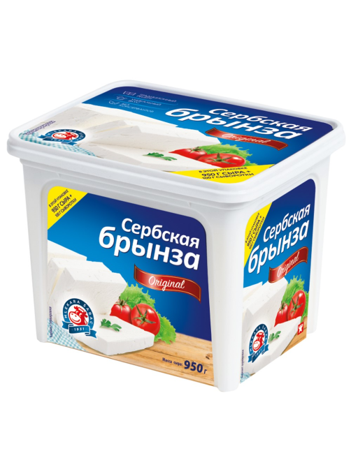 Сыр Mlekara Sabac Брынза сербская 40%, 950г