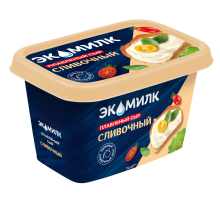 Сыр плавленый Экомилк сливочный 55%, 350г