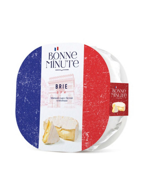 Сыр бри Bonne Minute с белой плесенью 60%, 125г