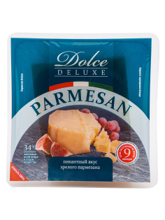 Сыр Dolce Granto Deluxe Пармезан твердый 34%, 200г