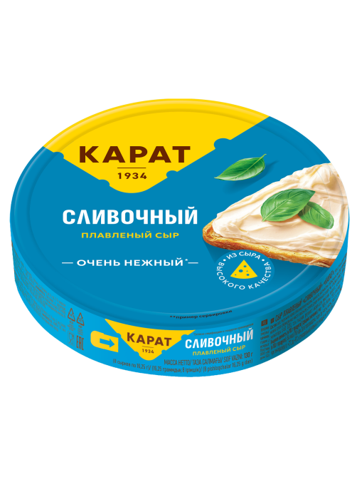 Сыр плавленый Карат сливочный треугольники 25%, 130г