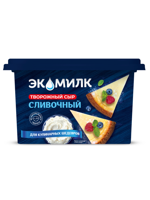 Сыр Экомилк творожный сливочный 60%, 350г