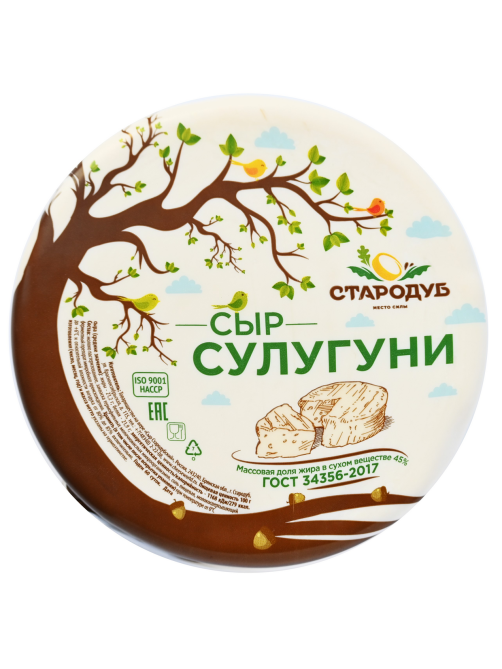 Сыр Стародуб сулугуни 45%, ~650г