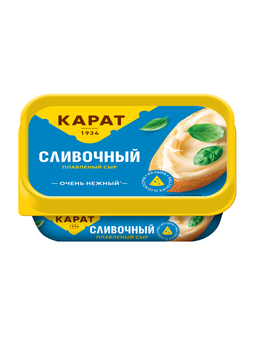 Сыр плавленый Карат сливочный 45%, 200г