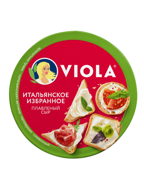 Сыр плавленый Viola Итальянское избранное треугольники, 130г