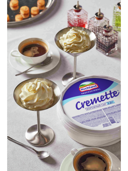 Сыр творожный Hochland Professional Cremette 65%, 2.2кг