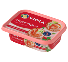 Сыр плавленый Viola с креветками 35%, 190г