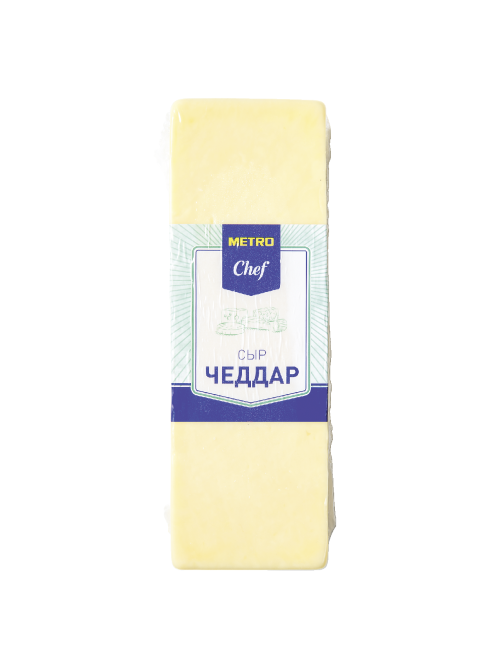 METRO Chef Сыр Чеддар 50%, ~2.5кг
