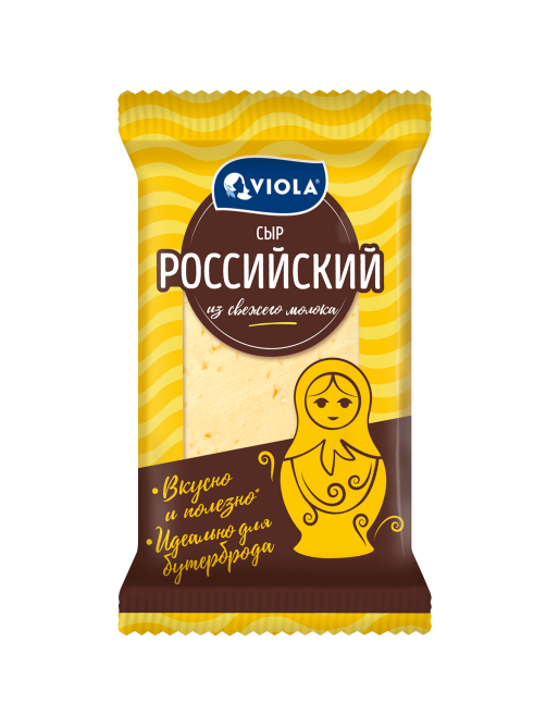 Сыр российский Viola кусок 50%, 180г