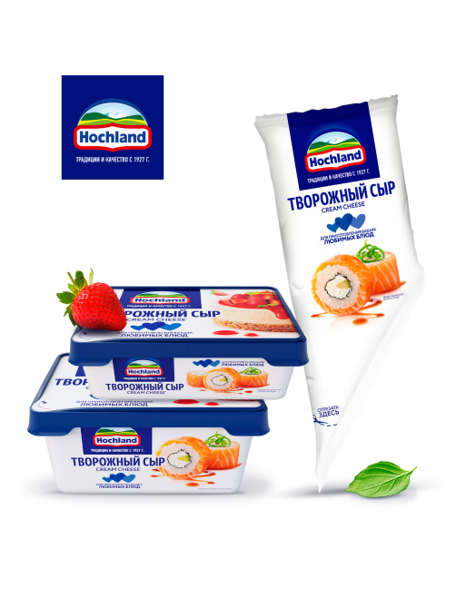 Сыр творожный Hochland для кулинарии 65%, 400г