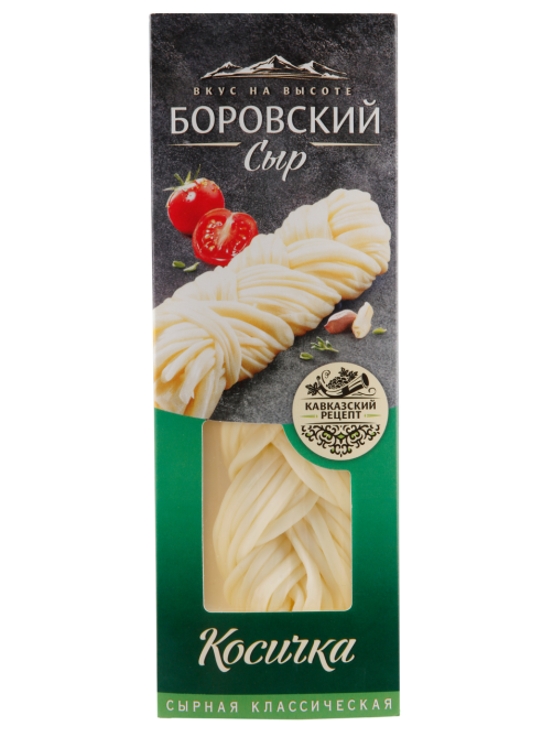Сыр Боровский сыр косичка 45%, 100г