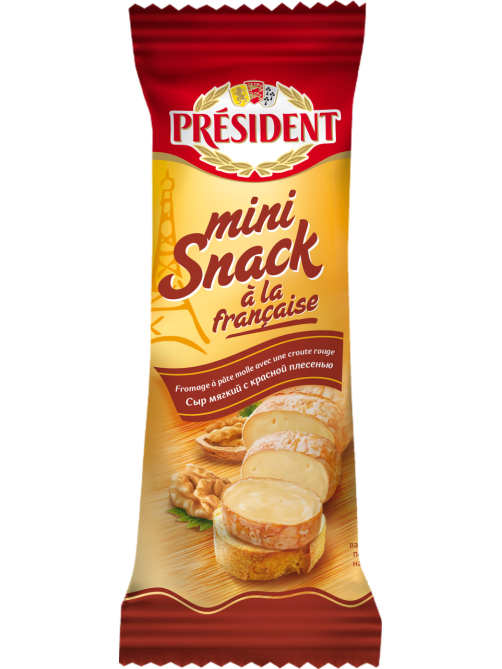 Сыр President Mini Snack с красной плесенью 60%, 90г