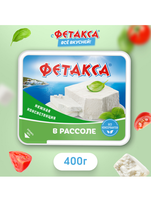 Сыр Фетакса в рассоле 45%, 480г