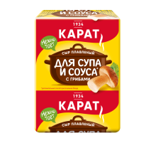 Сыр плавленый Карат с грибами для супа 45%, 90г