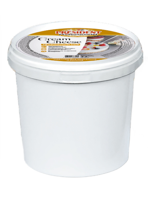 Сыр творожный President Professionnel Cream Cheese сливочный 65%, 2.2кг