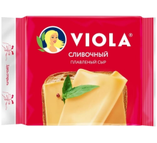 Сыр плавленый Viola сливочный в ломтиках 45%, 140г