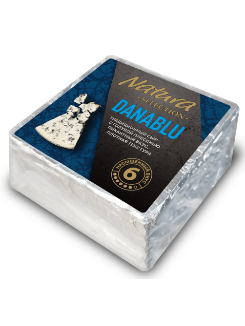 Сыр Natura selection Danablu голубая плесень 50%, ~1кг
