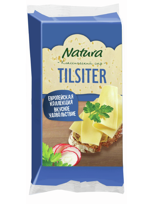 Сыр Natura Тильзитер кусок 45%, 180г