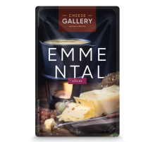 Сыр Cheese Gallery Эмменталь полутвердый нарезка 45%, 125г