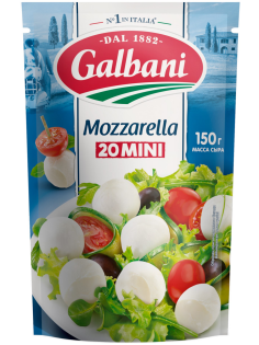 Сыр Galbani Моцарелла мини 45%, 150г