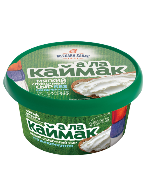 Сыр Mlekara Sabac мягкий а ла каймак 60%, 150г