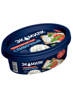 Сыр творожный Экомилк сливочный 60%, 120г