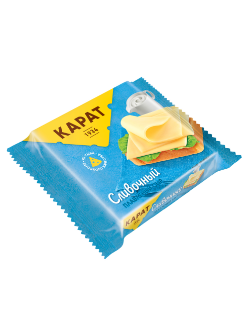 Сыр плавленый Карат сливочный 25%, 130г