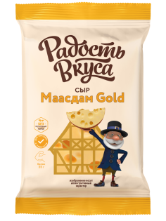 Сыр Радость вкуса Маасдам Gold полутвердый 45%, 180г