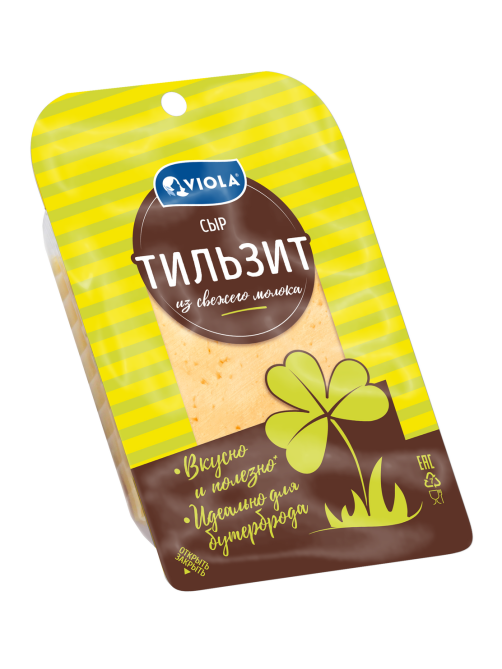 Сыр Viola Тильзитер полутвердый нарезка 45%, 120г