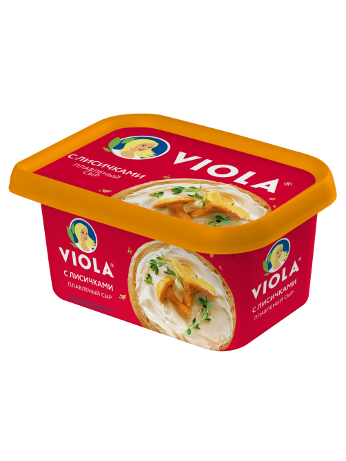 Сыр плавленый Viola с лисичками 50%, 400г