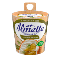 Сыр творожный Almette с огурцами и зеленью 60%, 150г