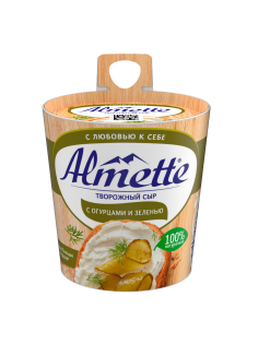 Сыр творожный Almette с огурцами и зеленью 60%, 150г