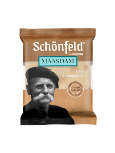 Сыр Schonfeld Маасдам кусок 45%, 180г