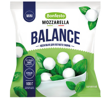 Сыр Bonfesto Mini Balance Моцарелла 30%, 100г