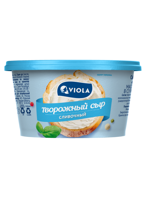 Сыр творожный Viola сливочный 70%, 140г