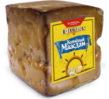 Сыр Columbus Маасдам копченый 45%, ~1кг