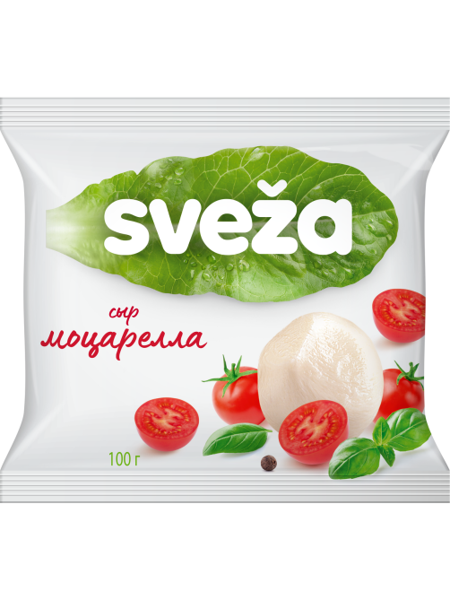 Сыр Sveza Моцарелла мягкий 1 шар 45%, 250г