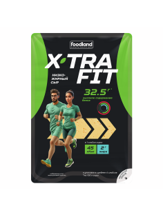 Сыр X-Tra Fit нарезка 20%, 125г